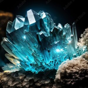 AI generated Aquamarine Specimen 